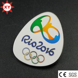 Nuevo Pin olímpico 2016 de la divisa del esmalte del Brasil Río Syntheic
