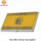 Caja de tarjeta de encargo de la identificación del nombre del portatarjetas del nombre comercial del amarillo del estilo de China