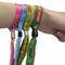 Wristband tejido nilón de encargo promocional con Rdif para los acontecimientos