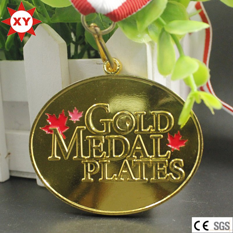 Medallas plateadas oro de cobre amarillo caliente de la venta (XYmxl100802)