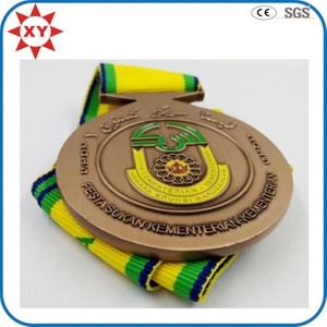 Medalla del metal del recuerdo de 2015 deportes de la concesión con la cinta