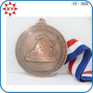 Aduana de cobre de la medalla de los nuevos productos con la cinta